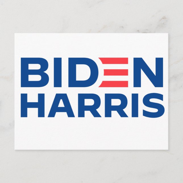 Biden Harris 2020 President Vykort (Framsida)