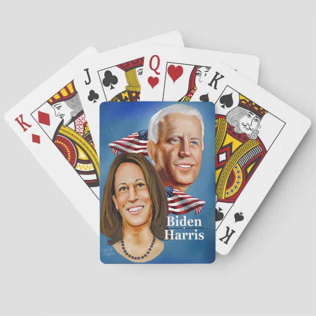 Biden Harris 2020 - presidentkort Casinokort (Baksidan)