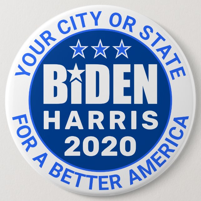 Biden Harris 2020 Presidentval Politik Knapp (Framsida)