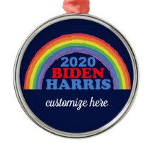 Biden Harris 2020 Rainbow Anpassningsbar jul