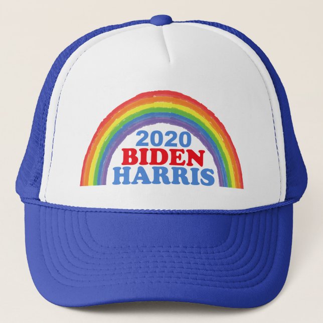 Biden Harris 2020 Regnbåge Keps (Framsida)