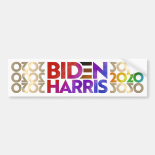 Biden Harris 2020-stötfångare Bildekal