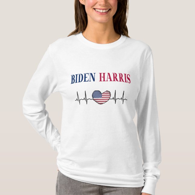 Biden Harris 2020 T Shirt (Framsida)