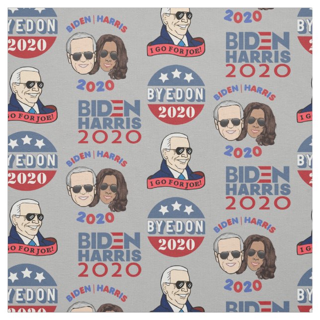 Biden Harris 2020 Textil av varvet (Provkarta)