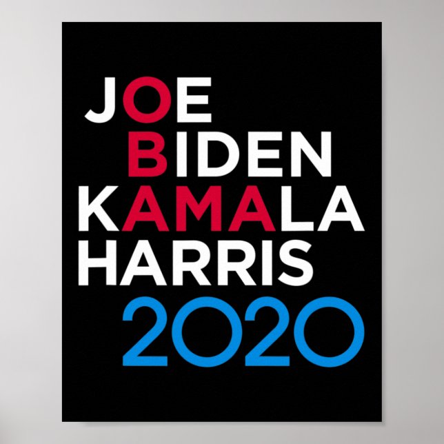 Biden Harris 2020 Throwback Poster (Framsidan)