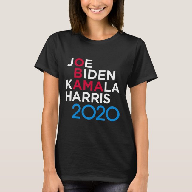 Biden Harris 2020 Throwback T Shirt (Framsida)