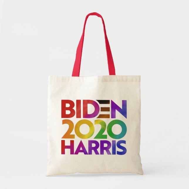 Biden Harris 2020 Tote Bag Tygkasse (Framsidan)