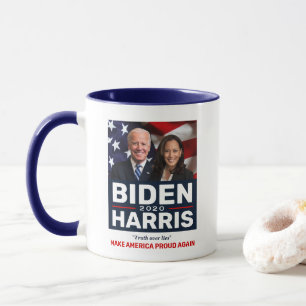 Biden Harris 2020 Truth över Ljuger Photo Two-Ton Mugg