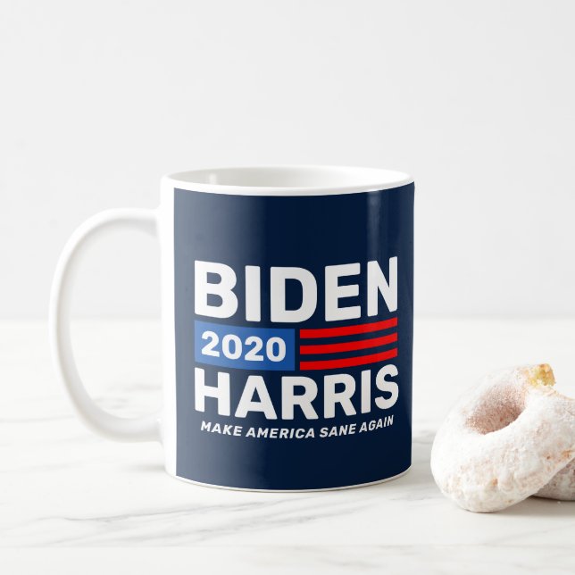 Biden Harris 2020 Val Kampanj Blue Kaffemugg (Med munk)