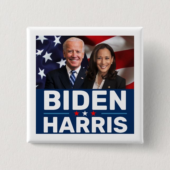 Biden Harris 2020: Valet av valfria knappar (Framsida)