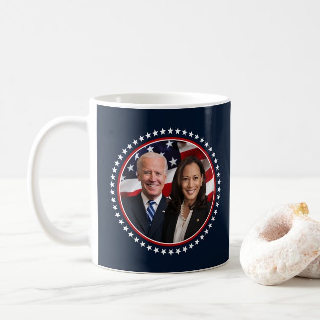 Biden Harris 2020 Valet Coola Kampanj Foto Kaffemugg (Med munk)