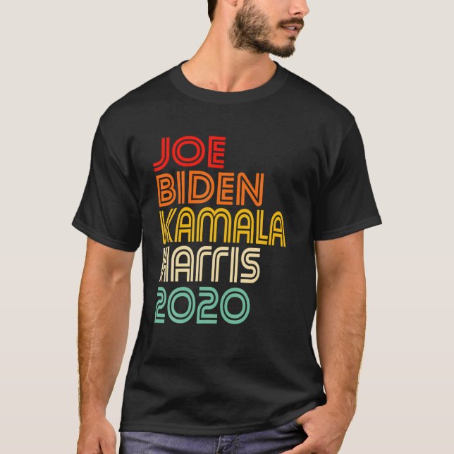 Biden Harris 2020 VP Joe Biden Kamala Harris Vinta T Shirt (Framsida)