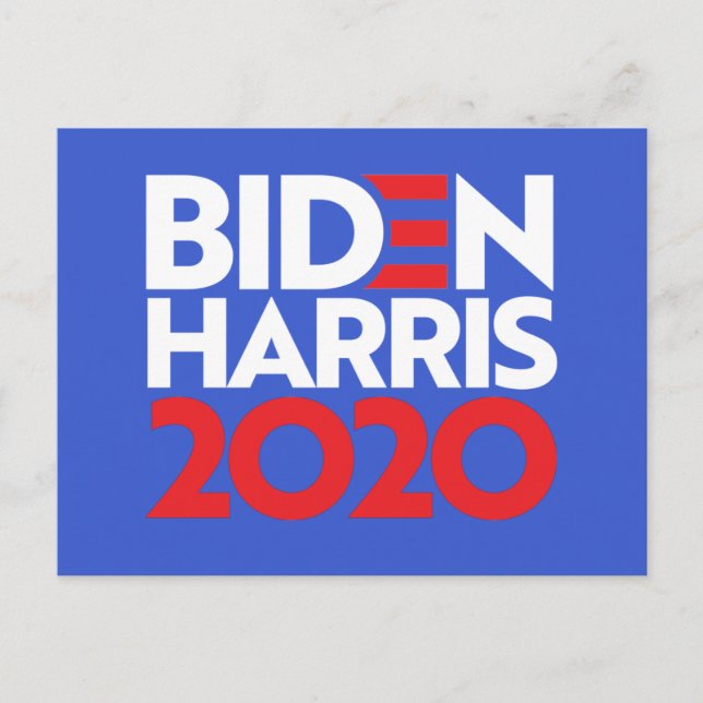 BIDEN HARRIS 2020 VYKORT (Framsida)