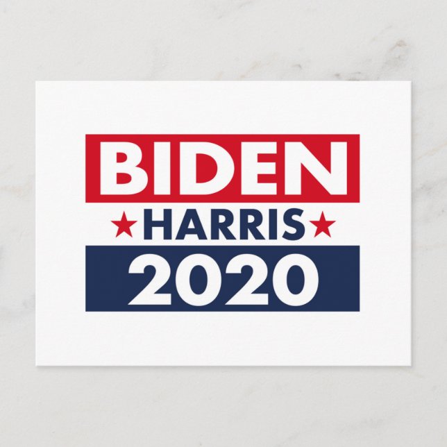 BIDEN HARRIS 2020 VYKORT (Framsida)