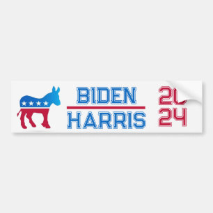Biden Harris 2024 Bildekal