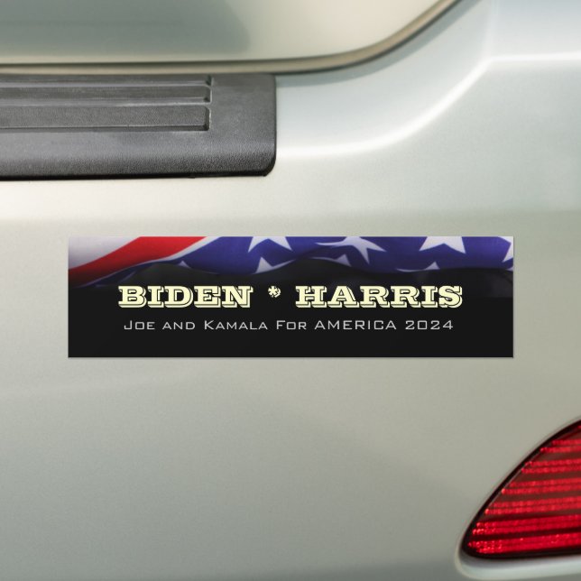 BIDEN HARRIS 2024 Kampanj Car Magnet Bildekal (På Bil)