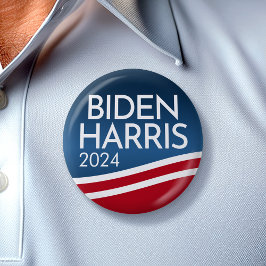 Biden Harris 2024 - Modern Wave Design-knapp Knapp