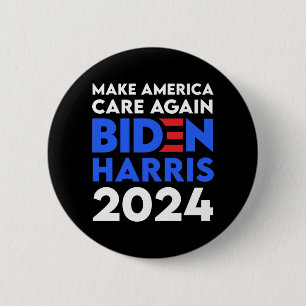 Biden/Harris - 2024 - Sköt om Amerika igen Knapp