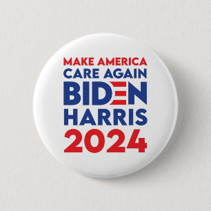 Biden/Harris - 2024 - Sköt om Amerika igen Knapp