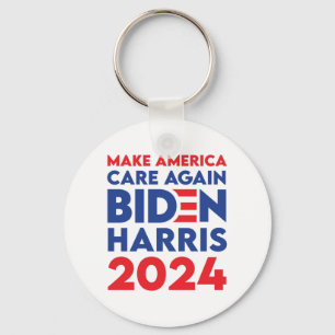 Biden/Harris - 2024 - Sköt om Amerika igen Nyckelring