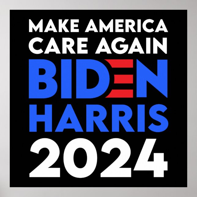 Biden/Harris - 2024 - Sköt om Amerika igen Poster (Framsidan)