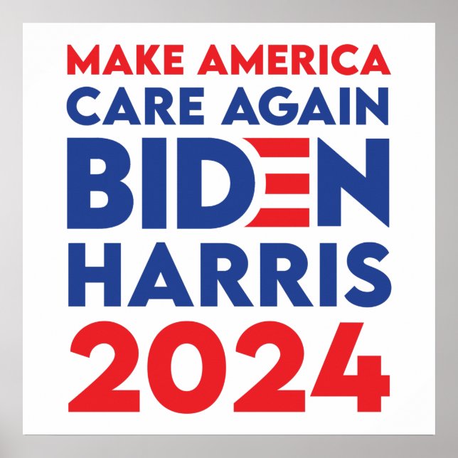 Biden/Harris - 2024 - Sköt om Amerika igen Poster (Framsidan)