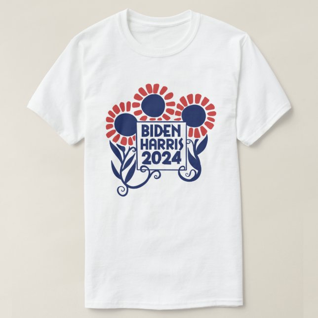 Biden Harris 2024 T Shirt (Design framsida)