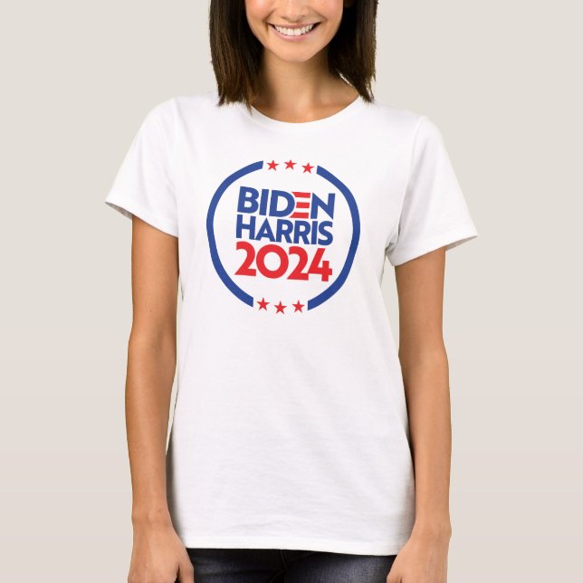 Biden Harris 2024 T Shirt (Framsida)