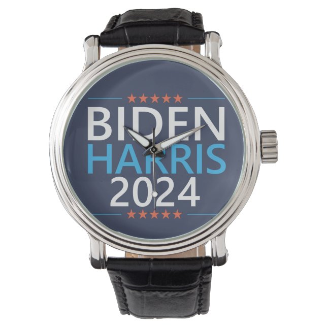 Biden Harris 2024 till president USA Armbandsur (Framsida)
