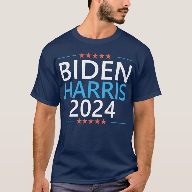 Biden Harris 2024 till president USA T Shirt (Framsida)
