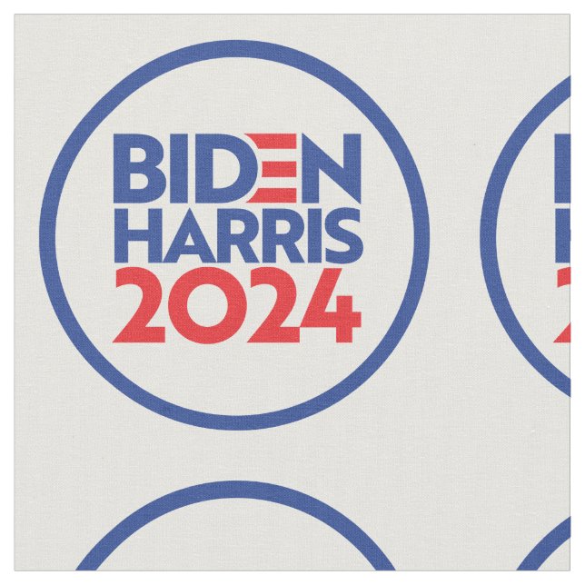 Biden Harris 2024 Tyg (Närbild)