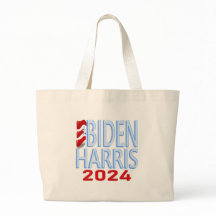 Biden Harris 2024 Val Jumbo Large Tote Bag