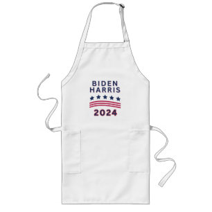 Biden Harris 2024 Val Långt Förkläde