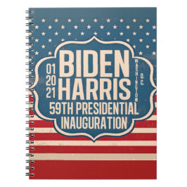 Biden Harris 59:e invigningsminnesdagen Anteckningsbok