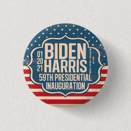 Biden Harris 59:e invigningsminnesdagen Knapp