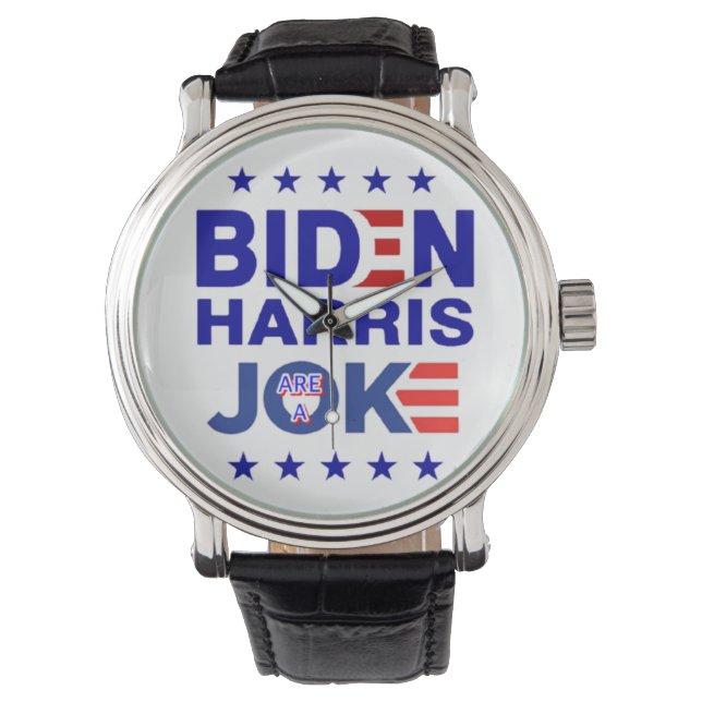 Biden harris är en JOKE CBDOilPrincess Armbandsur (Framsida)
