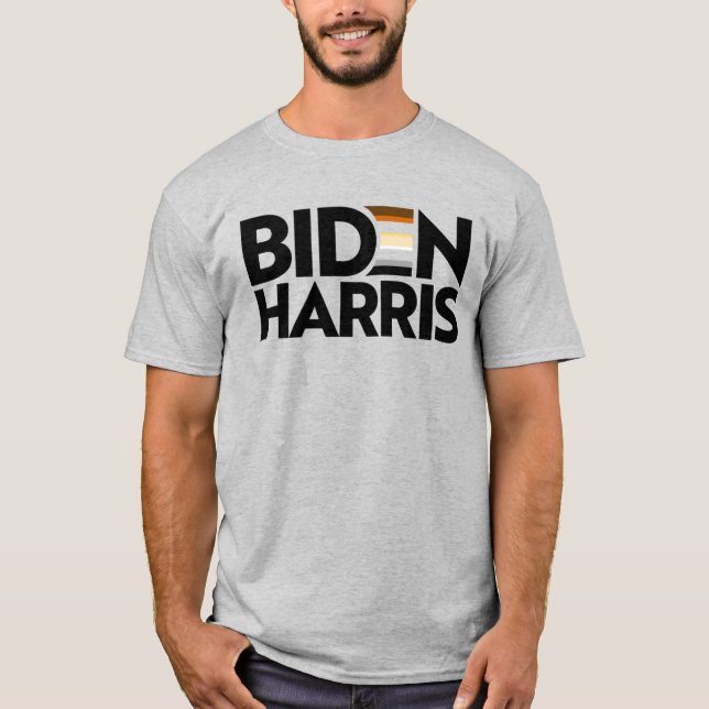 Biden Harris Björn Stolthet T-Shirt (Framsida)