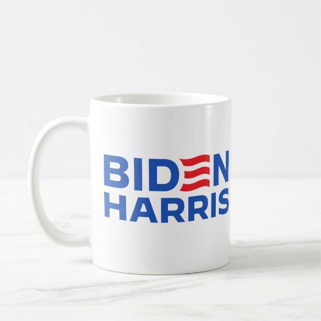 Biden Harris Blue Kaffemugg (Vänster)