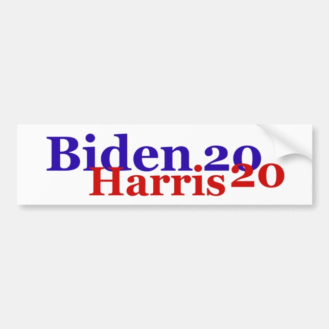 Biden Harris Bumper Sticker Bildekal (Framsidan)