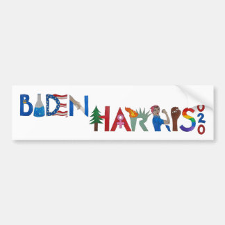 Biden Harris Bumper Sticker Bildekal