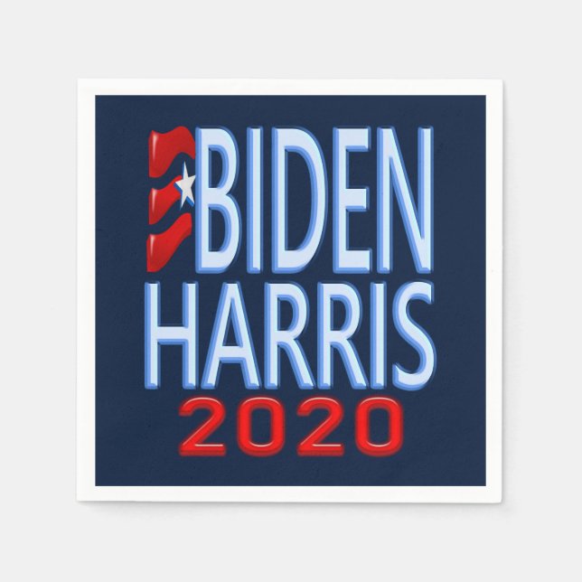 Biden Harris Democratic 2020 Val Party Pappersservett (Framsidan)