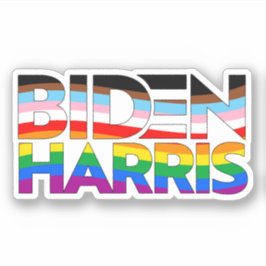 Biden Harris HBTQ+ Pride Klistermärken