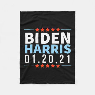 Biden Harris januari 2021 Fleecefilt