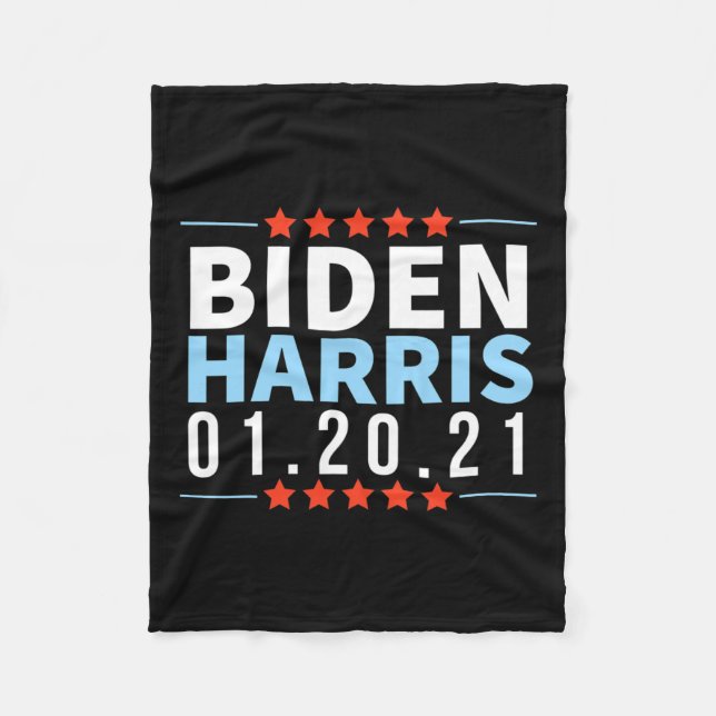 Biden Harris januari 2021 Fleecefilt (Framsidan)