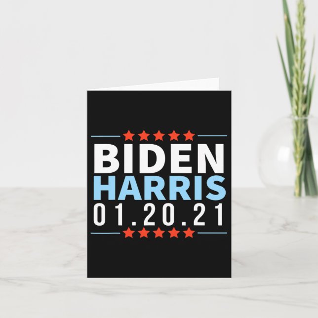 Biden Harris januari 2021 Kort (Framsida)