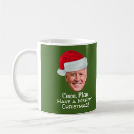 Biden Harris - Joe Santa Hat - C'mon Man Kaffemugg