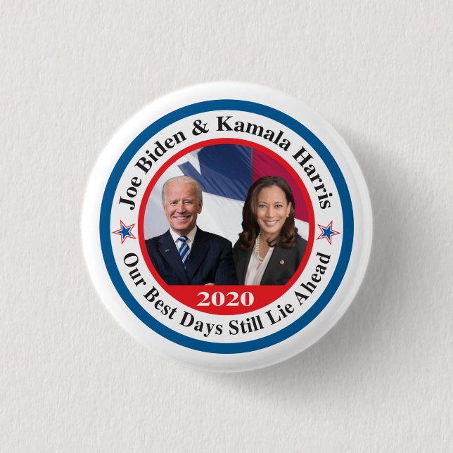 biden Harris kampanj saker Knapp (Framsida)