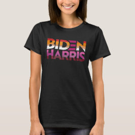 Biden Harris Lesbisk Pride T-Shirt