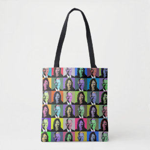 Biden Harris Pop Art (36 Färger) Tygkasse