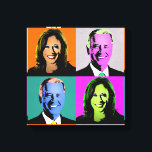 Biden Harris Pop Art (Orange, Grått, blått, Rosa) Canvastryck<br><div class="desc">Politiska konst och politiska gåvor från PolitiClothes.com & PolitiCardz.com Hitta de mest unika valen och politiska gåvor, inklusive: politiska T-shirts, politiska stöttepar, politiska knappar, politiska knappar, politiska Poster, politiska Stift, politiska kort, politiska Mugg, politiska Poster, politiska signaturer och mycket mer! Politiska konst och konst: http://www.PolitiClothes.com Politiska kort och gåvor: http://www.PolitiCardz.com...</div>